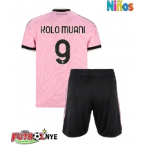 Camiseta Juventus Randal Kolo Muani #9 Visitante Equipación para niños 2026-27 manga corta (+ pantalones cortos)